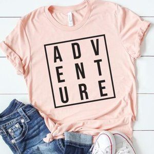 Block Letter Adventure T-Shirt